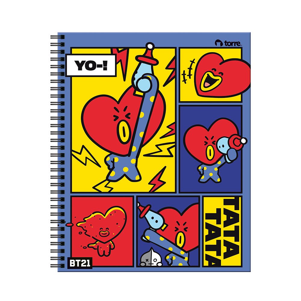 BT21 – CUADERNOS CUADRICULADO TORRE X BT21 OFICIAL