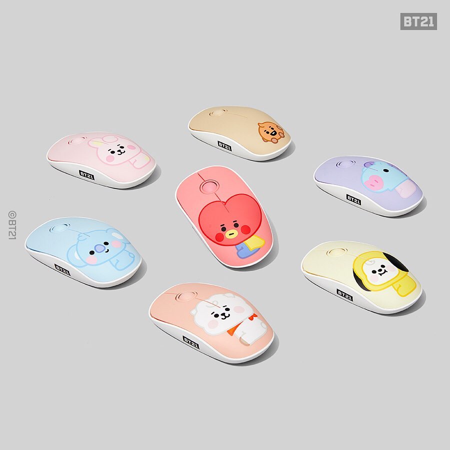 BT21 - MOUSE BABY INALAMBRICO ORIGINAL - K-POP TOWN STORE CHILE