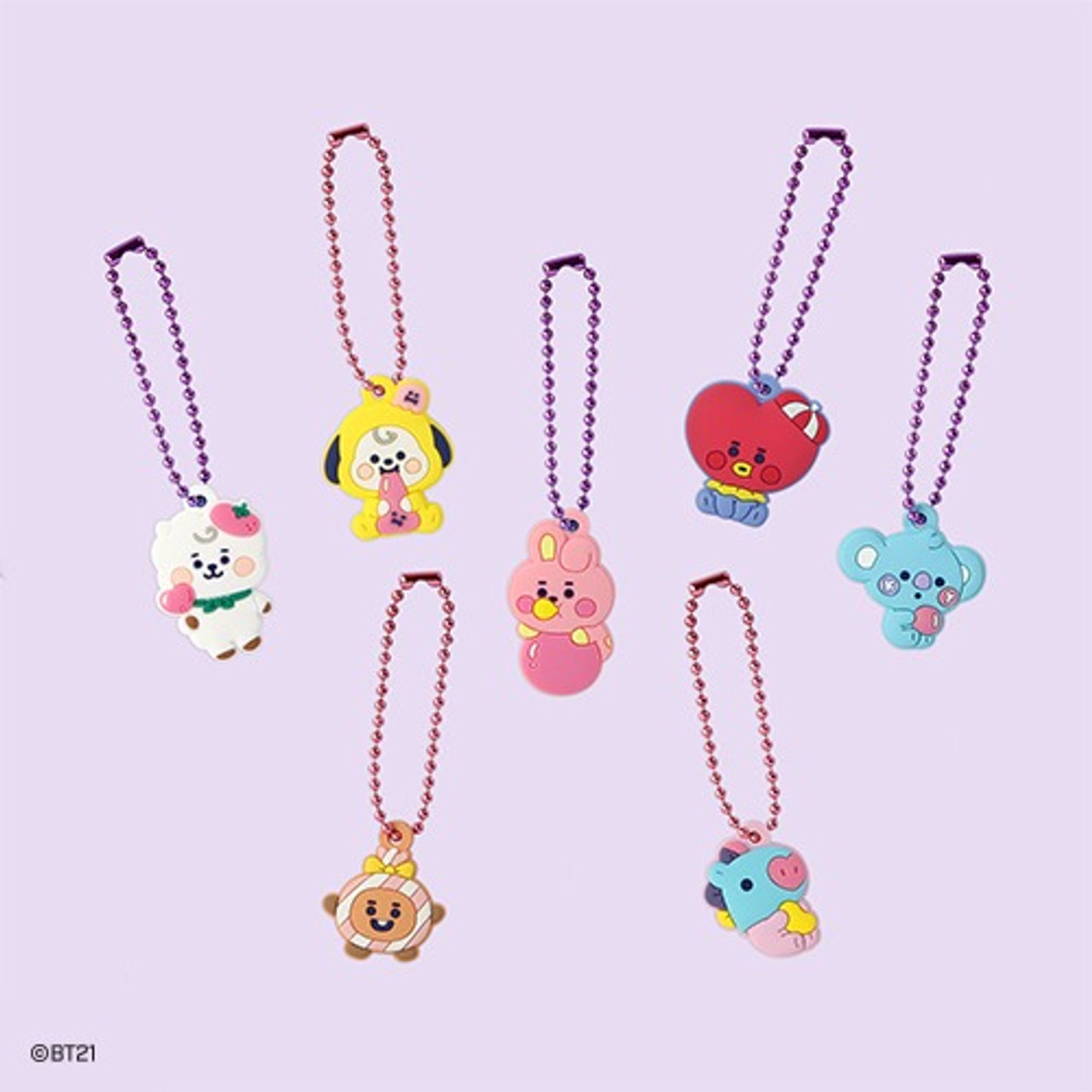 BT21 – SIMPLE KEYRING JELLY CANDY