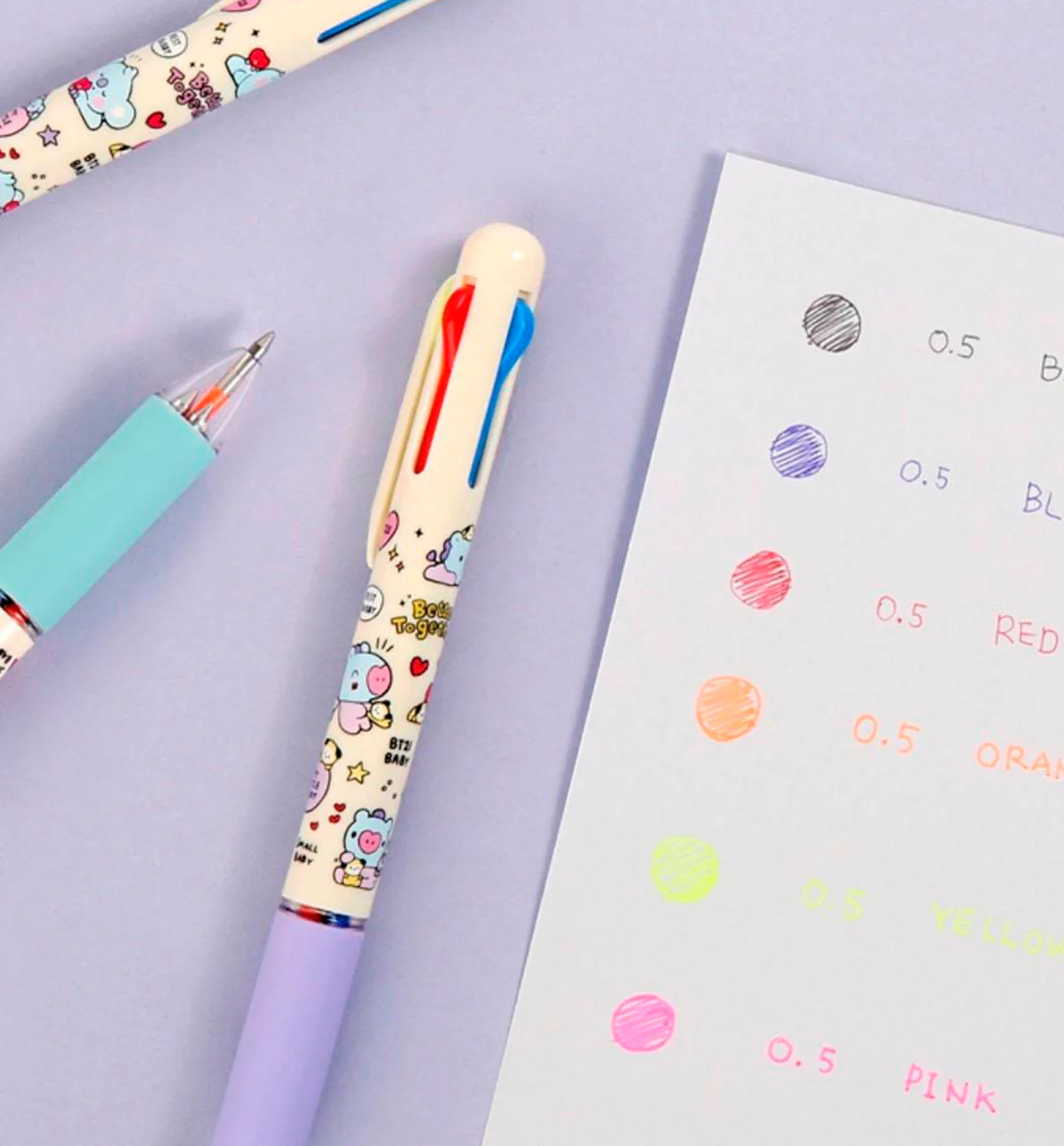 BT21 – COLOR BALL PEN LITTLE BUDDY ORIGINAL