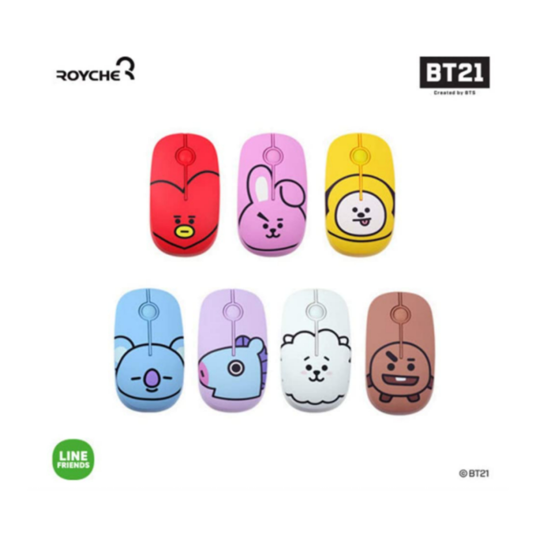 BT21- MOUSE INALAMBRICO OFICIAL BY ROYCHE