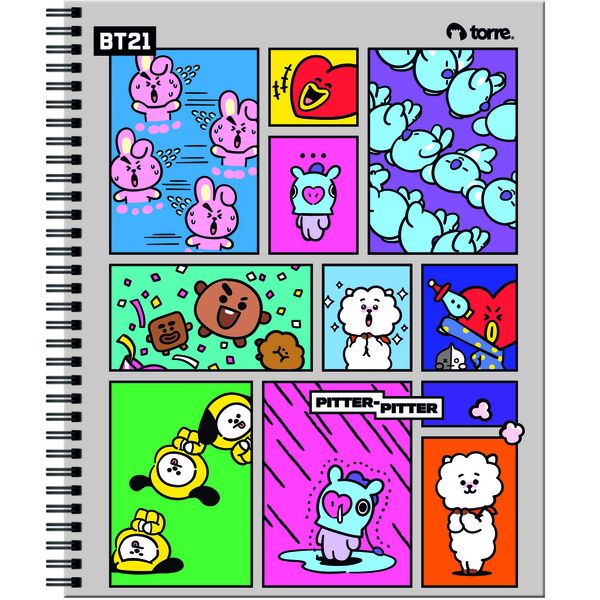 BT21 – CUADERNOS CUADRICULADO TORRE X BT21 OFICIAL