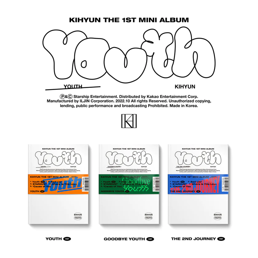 KIHYUN – 1ST MINI ALBUM ‘YOUTH’