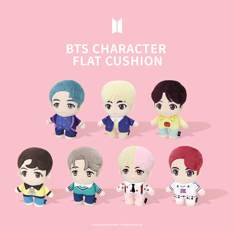 BTS – CHARACTER FLAT CUSHION