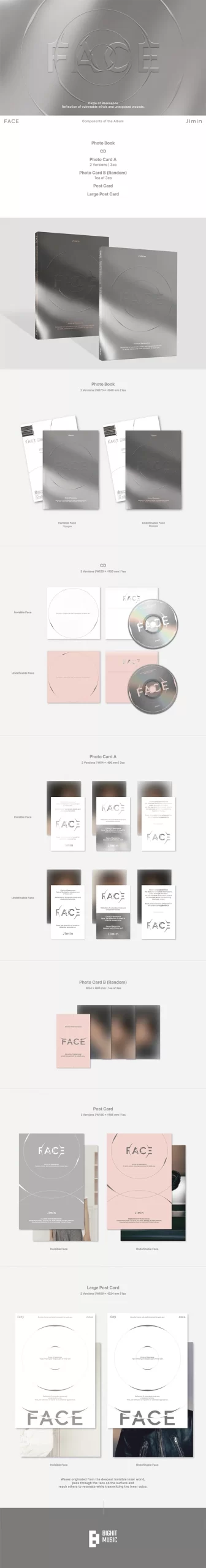 BTS JIMIN – ALBUM FACE + REGALO WEVERSE