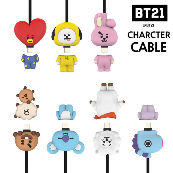 BT21 – CHARACTER CABLE IPHONE CARGA RAPIDA