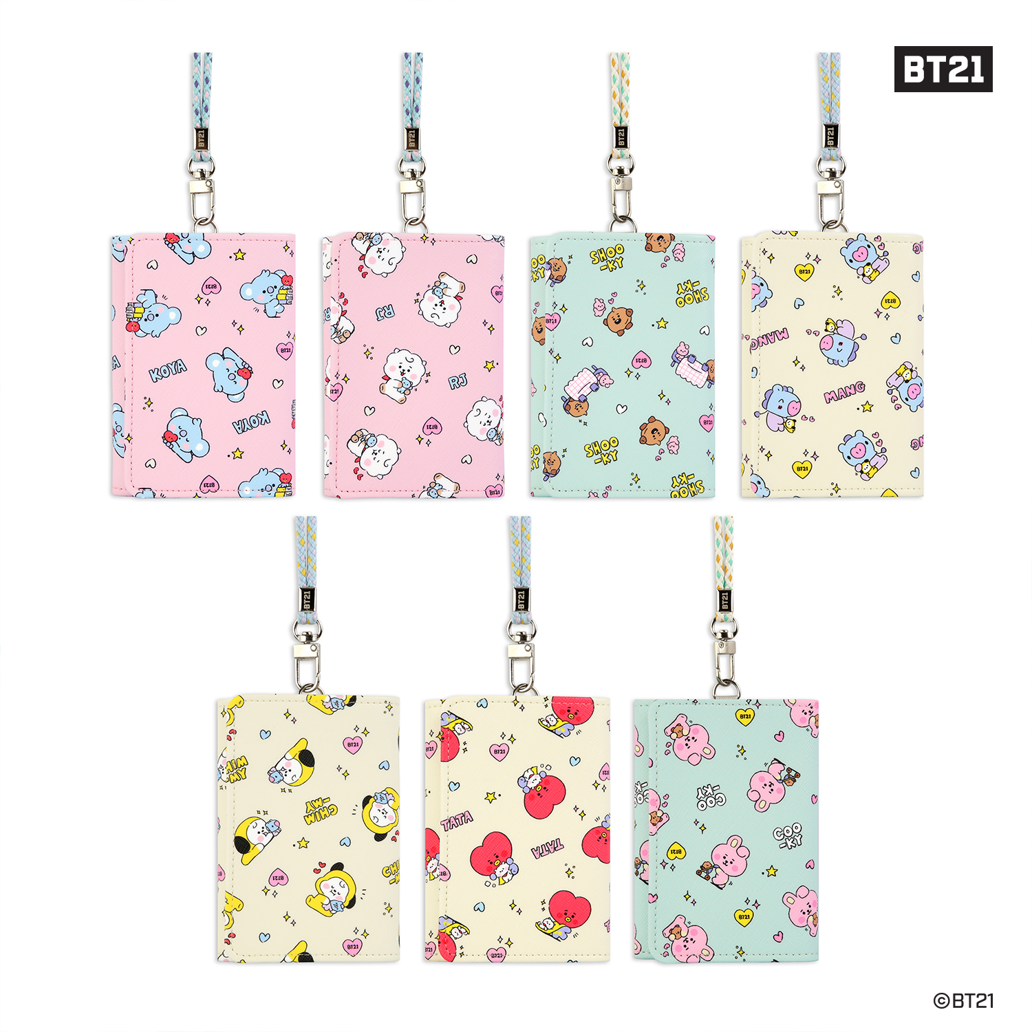 BT21 – BABY VELCRO WALLET LITTLE BUDDY ORIGINAL