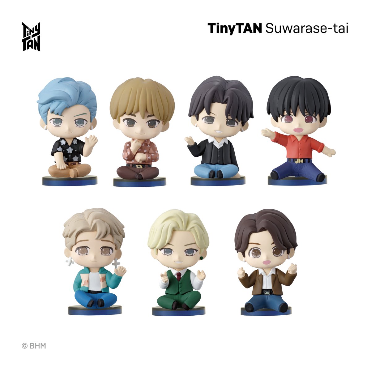 BTS – TinyTAN GASHAPON BANDAI FIGURA Suwarase-tai