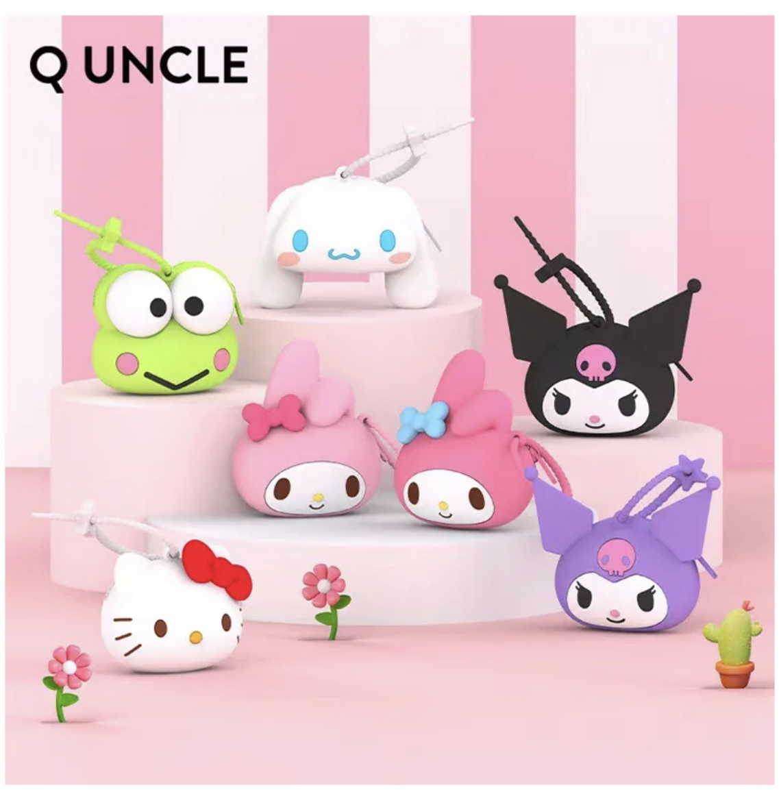 SANRIO –  MONEDERO SILICONA ORIGINAL  X  Q UNCLE