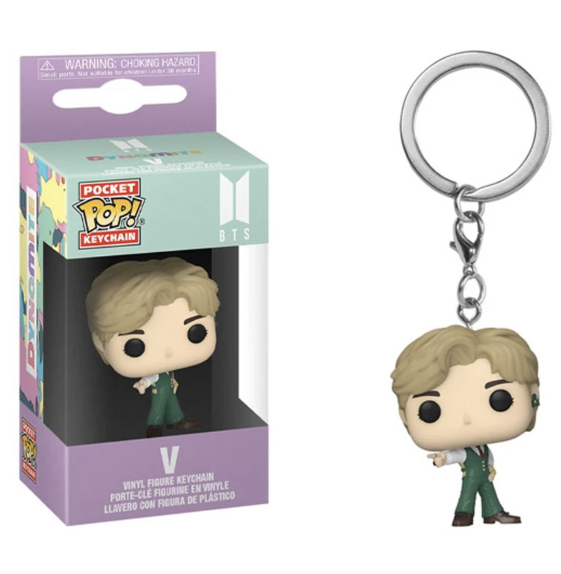 BTS – LLAVERO FUNKO POP DYNAMITE  V ORIGINAL