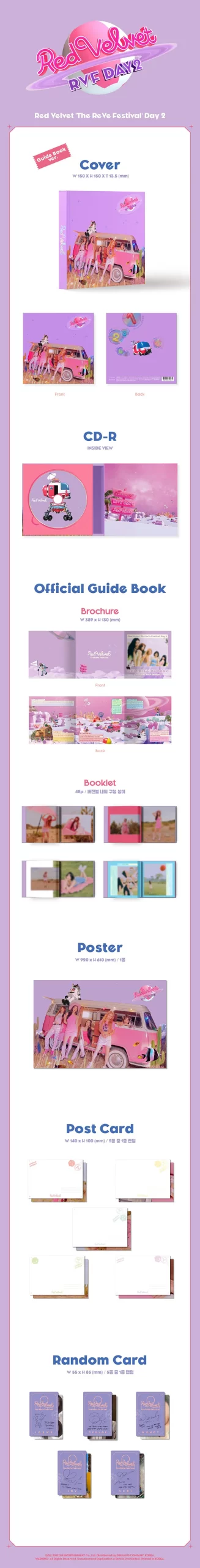 RED VELVET – ALBUM THE REVE FESTIVAL DAY 2 [GUIDE BOOK]