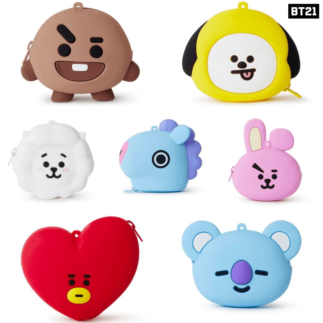 BT21 – SILICONE MINI POUCH ORIGINAL