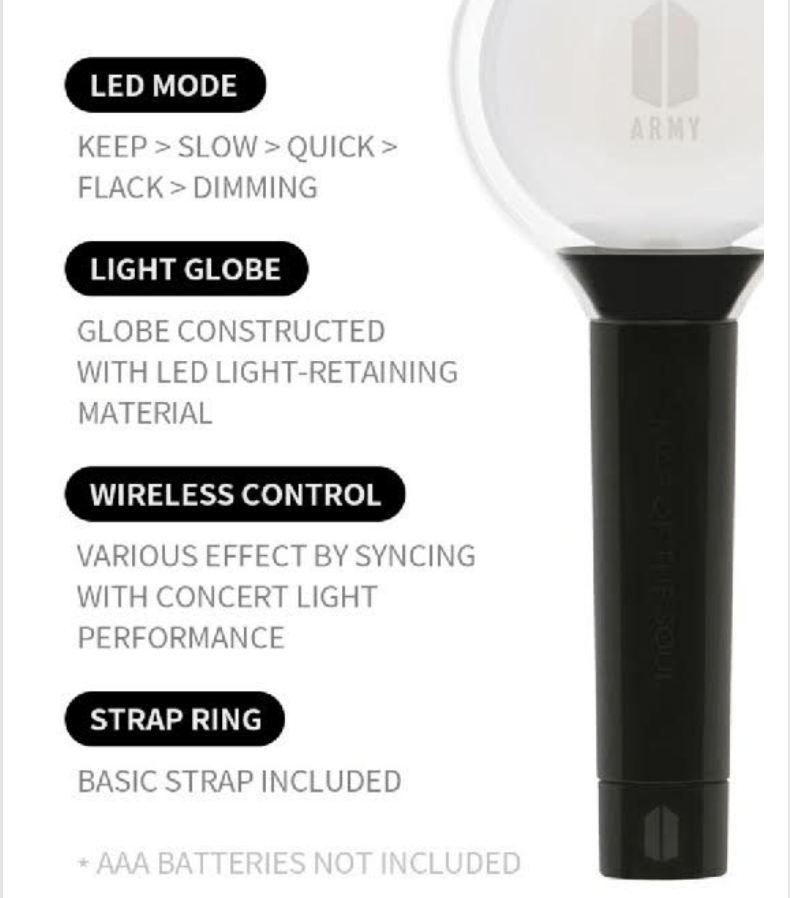 BTS – OFFICIAL LIGHTSTICK : MAP OF THE SOUL (Special Edition)